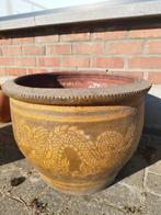 Grote Chinese bloempot, 50cm diameter, Tuin en Terras, Ophalen, Zo goed als nieuw