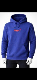 Sweat à capuche bleu inscription Men rouge Celio TS, Enlèvement ou Envoi, Porté, Taille 46 (S) ou plus petite, Bleu