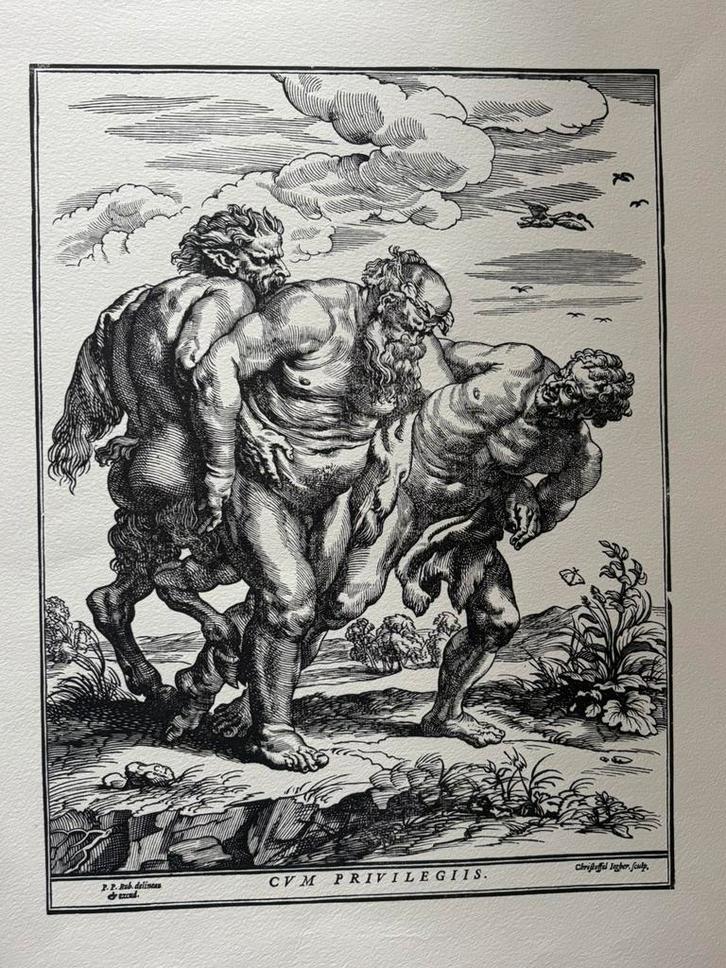 RUBENS DRONKEN SILENUS, Antiek en Kunst, Kunst | Etsen en Gravures, Ophalen of Verzenden