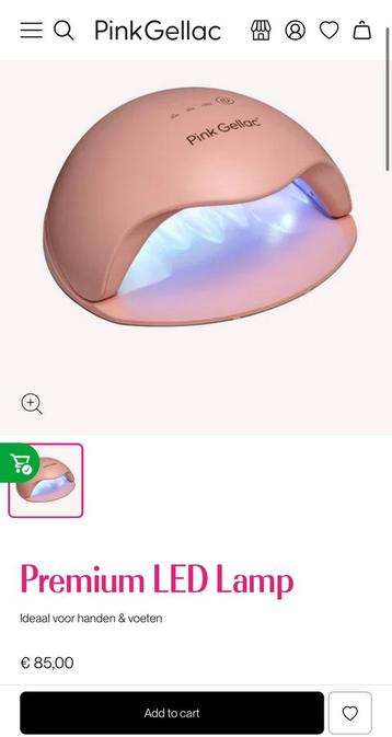 Ampoule LED Gellac rose, Enlèvement ou Envoi, Comme neuf, Rose, Mains et Ongles