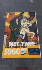 Grote treinposter TGV , Black en Mortimer , 1999 , heel g., Eén stripboek, EPJacobs, Ophalen of Verzenden, Zo goed als nieuw