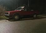 VW POLO DERBY UIT 1987, Voorwielaandrijving, Leder en Stof, Particulier, Rood