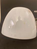 Vintage Plafondlamp met Melk Glazen Kap ( Art Deco )., Enlèvement ou Envoi, Comme neuf