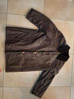 Lederen mantel - Jacques locci - maat 50, Kleding | Heren, Ophalen, Bruin, Maat 48/50 (M), Gedragen