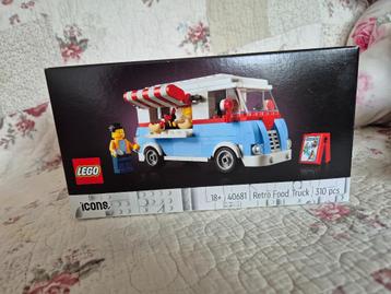 LEGO ICONS 40681 - Retro Food Truck - nieuw verzegeld beschikbaar voor biedingen