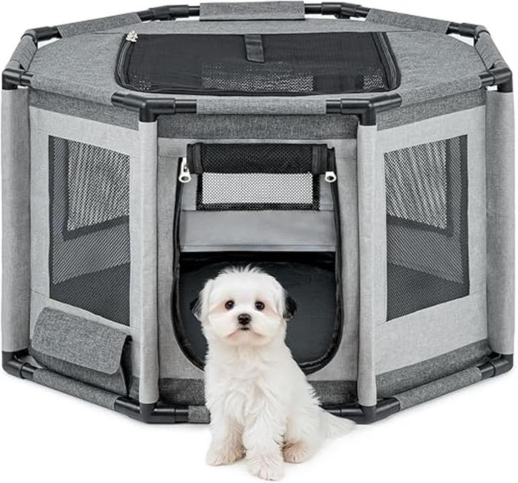 Puppybox SNELLE GRATIS LEVERING, Dieren en Toebehoren, Hondenhokken, Nieuw, Hondenhok, Verzenden