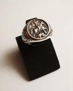 Zilveren herenring, Handtassen en Accessoires, Ringen, 20 of groter, Verzenden, Heer, Nieuw