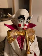 Porseleinen clown - met bladgoud, Antiquités & Art, Art | Objets design, Enlèvement