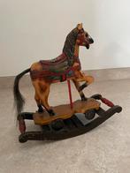 Vintage houten carrousel schommelpaard, Ophalen