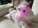 Peluche licorne lumineuse Nicotoy, Ophalen of Verzenden, Zo goed als nieuw, Overige typen