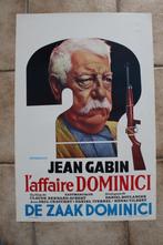 filmaffiche Jean Gabin l'affaire Dominici 1973 filmposter, Ophalen of Verzenden, A1 t/m A3, Zo goed als nieuw, Rechthoekig Staand