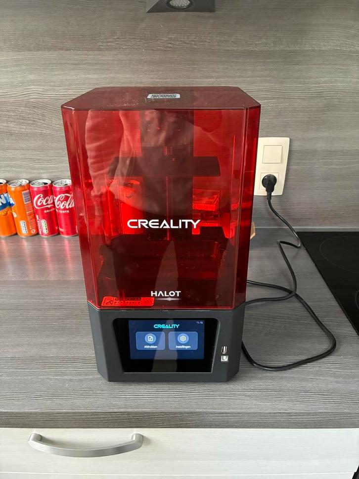 Halot one resin 3dprinter, toebehoren en uv kamer, Informatique & Logiciels, 3D Imprimantes, Comme neuf, Enlèvement