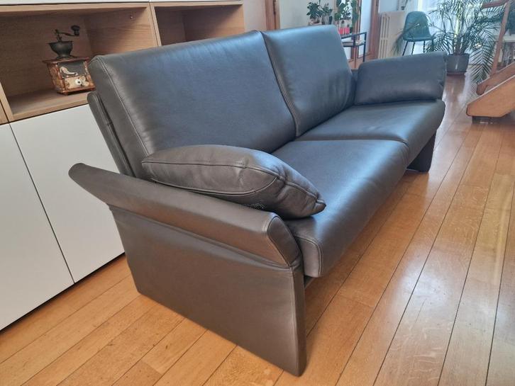 DURLET LEDEREN bank - NIEUW, Huis en Inrichting, Zetels | Zetels, Nieuw, Rechte bank, Driepersoons, 150 tot 200 cm, 75 tot 100 cm