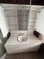 Badkamermeubel met spiegelkast goede staat, Enlèvement, Comme neuf