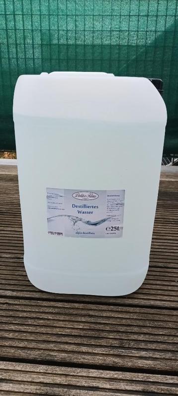 25 liter Gedistilleerde water, Aqua purificata  beschikbaar voor biedingen