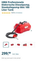 Elektrische Dieselpomp, Stookoliepomp Met 100 Liter Tank, Ophalen, Gebruikt