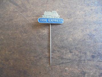 Vintage Pin Trix Express Modeltreinen (zie foto's), Enlèvement ou Envoi, Utilisé, Transport, Insigne ou Pin's
