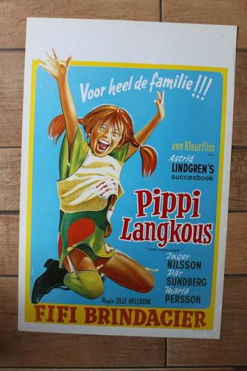filmaffiche Pippi Langkous 1969 filmposter