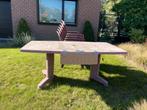 Tafel en 6 stoelen, Ophalen, Gebruikt, Rechthoekig, Plastic