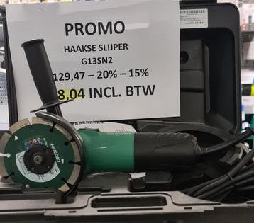 nieuwe haakse slijper slijpschijf hikoki g13sn2 beschikbaar voor biedingen
