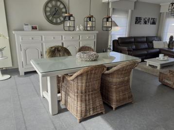 Salle à manger complète, meuble TV et table basse à vendre, Enlèvement