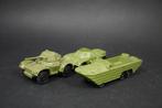 3 Dinky Toys - Scout car, armoured car en DUKW - TOP, Antiek en Kunst, Ophalen of Verzenden