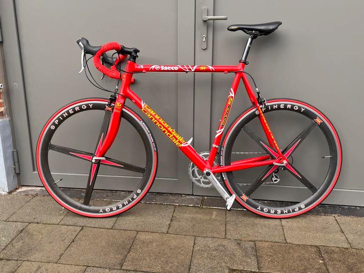 Cannondale saeco Cippolini tribute 61cm, Fietsen en Brommers, Fietsen | Racefietsen, Ophalen