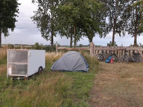 Fietskar mobiele tent, Caravanes & Camping, Tentes, Comme neuf, Enlèvement
