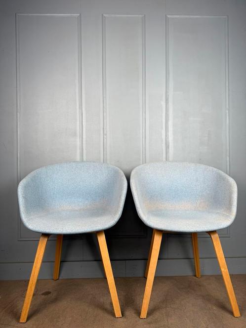 10 HAY About A Chair AAC23 design stoelen licht blauw, Huis en Inrichting, Stoelen, Zo goed als nieuw, Vijf, Zes of meer stoelen