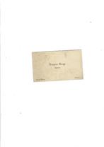 Carte de visite ancienne, Verzamelen, Geboortekaartjes en Visitekaartjes, Ophalen of Verzenden, Visitekaartje