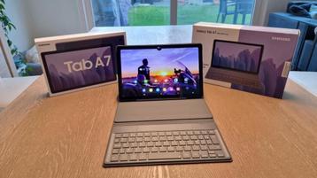 Tablet Samsung A7 + keyboard beschikbaar voor biedingen