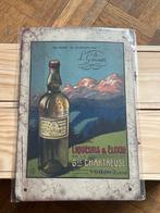 Plaque métallique Chartreuse année 30, Collections, Marques & Objets publicitaires, Comme neuf