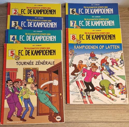 7 strips FC De Kampioenen, Boeken, Stripverhalen, Gelezen, Meerdere stripboeken, Ophalen of Verzenden