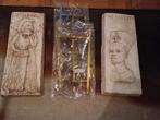 Tuiles en relief Néfertiti et Athéna avec de nouveaux montan, Antiquités & Art, Enlèvement ou Envoi