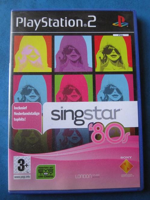 Singstar 80's (PS2), Games en Spelcomputers, Games | Sony PlayStation 2, Zo goed als nieuw, Muziek, 3 spelers of meer, Vanaf 3 jaar