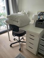 Meubel voor studentenkamer, Huis en Inrichting, Slaapkamer | Bedden, Ophalen, 90 cm, Eenpersoons, Wit