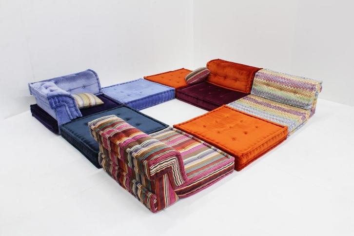 Roche Bobois Mah Jong sofa Missoni Hans Hopfer, Antiek en Kunst, Curiosa en Brocante, Ophalen