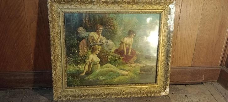 Gravure, 62x51, n4, Antiek en Kunst, Kunst | Etsen en Gravures, Ophalen