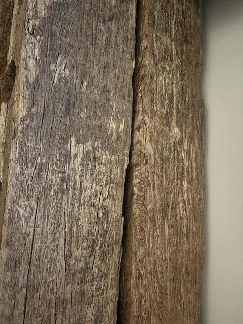 TV-meubel op maat laten maken in heel oud en sterk hout, Huis en Inrichting, Kasten |Televisiemeubels, Zo goed als nieuw, Minder dan 100 cm