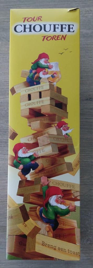 Verzamel: jenga / bier spel Chouffe kabouter (NIEUW IN DOOS) beschikbaar voor biedingen