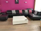 sofa hoekcombinatie, 300 cm of meer, Modern, Leer, 75 tot 100 cm