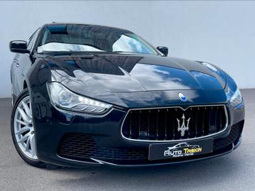 Maserati / Ghibli / SQ4 / Bi-turbo / 411cc / Full option /, Autos, Cuir, Euro 5, Entreprise, Carnet d'entretien