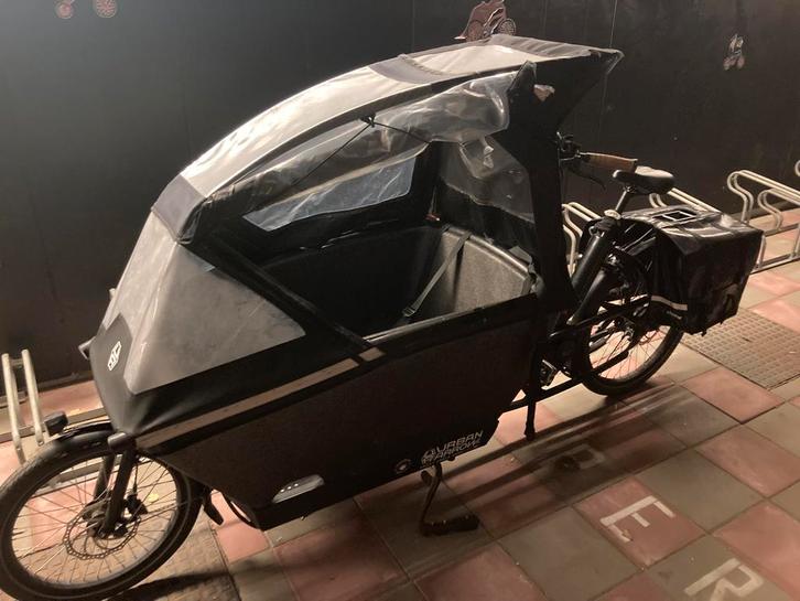 Bakfiets Urban Arrow performance line, Fietsen en Brommers, Fietsen | Bakfietsen, Gebruikt, Overige merken, 2 kinderen, Huif, Ophalen