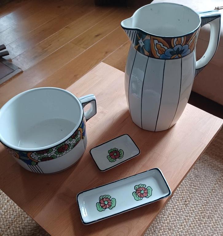 Céramique Porcelaine Art Déco Vintage, Antiek en Kunst, Antiek | Keramiek en Aardewerk, Ophalen