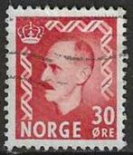 Norvège 1950/1952 - Yvert 326A - Roi Haakon VII (ST), Timbres & Monnaies, Timbres | Europe | Scandinavie, Envoi, Norvège, Affranchi