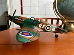 Antiek metalen Spitfire-vliegtuigmodel, Gebruikt, Vliegtuig