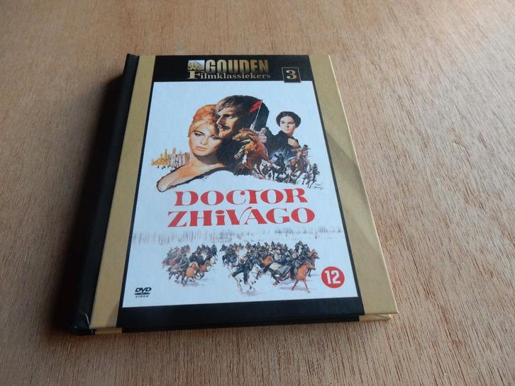 nr.1183- Dvd: doktor zhivago - gouden filmklassieker- 1965, Cd's en Dvd's, Dvd's | Klassiekers, Zo goed als nieuw, Drama, 1960 tot 1980