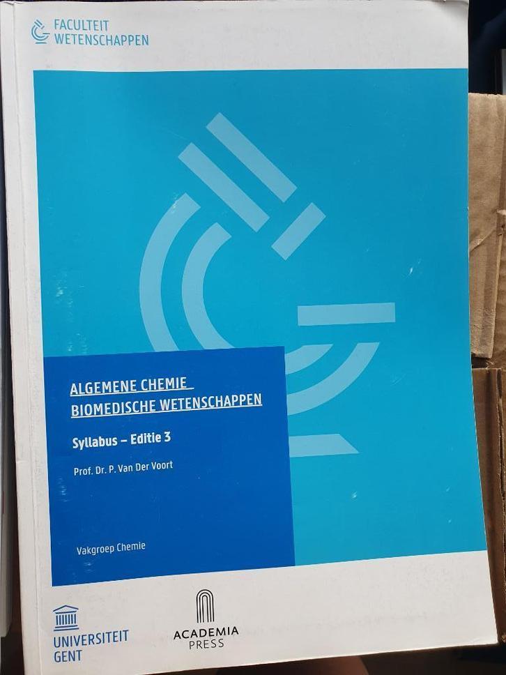 syllabus algemene chemie (biomed. wet.), Livres, Livres d'étude & Cours, Comme neuf, Enseignement supérieur, Enlèvement ou Envoi