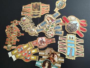 lotje sigarenbandjes +- 65 stuks beschikbaar voor biedingen