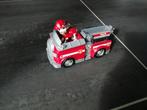 Paw Patrol brandweerwagen Marshall en boot Zouma, Kinderen en Baby's, Speelgoed | Actiefiguren, Gebruikt, Ophalen of Verzenden